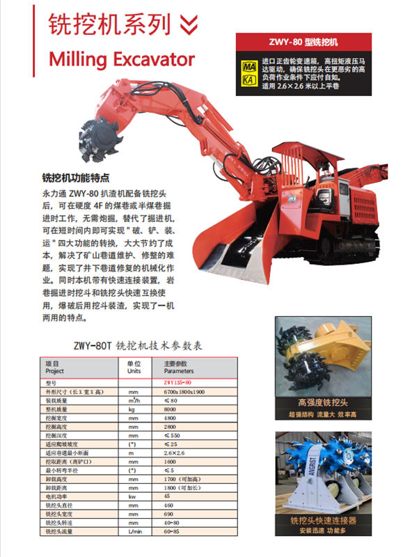 礦用銑挖機